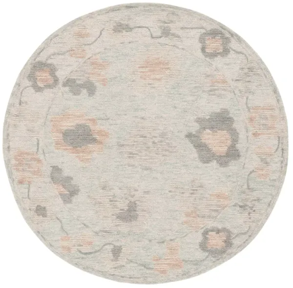 ABSTRACT Hand Tufted 6' x 6' Round area rug
