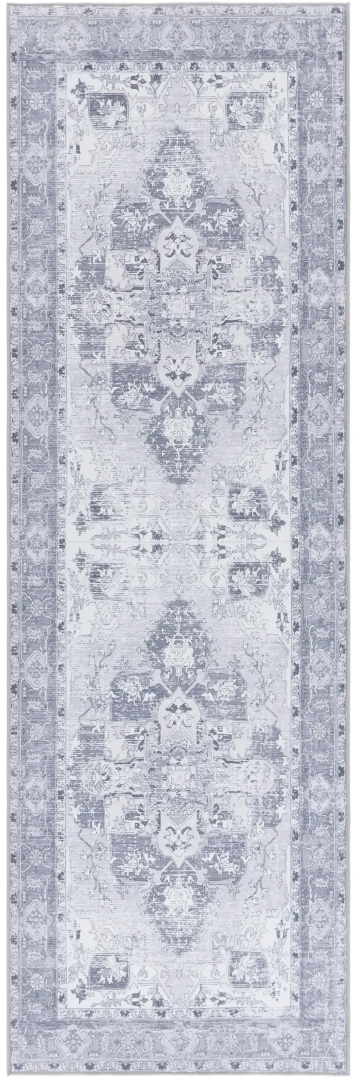 TUCSON 106 M/W S/R DARK GREY  2'-6' x 8' Runner Rug