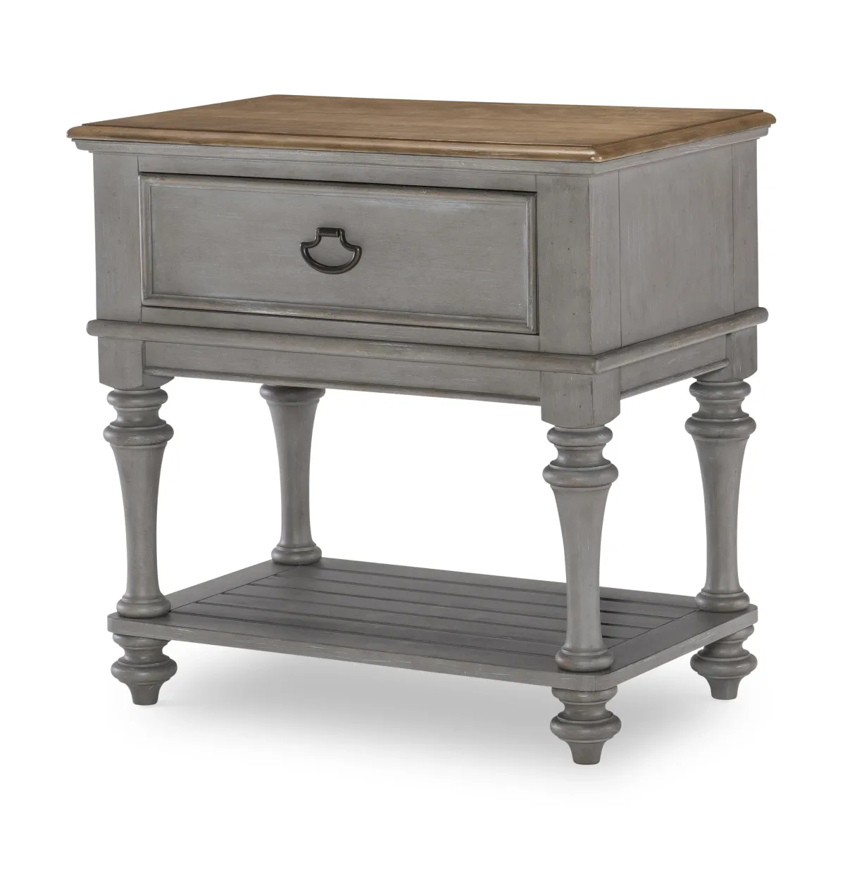 Kingston (Sandalwood Brown + Tweed Gray) Nightstand