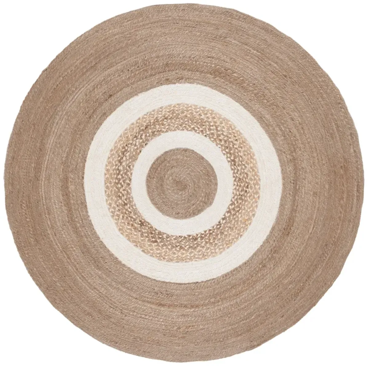 NATURAL FIBER Hand Woven 3' x 3' Round area rug