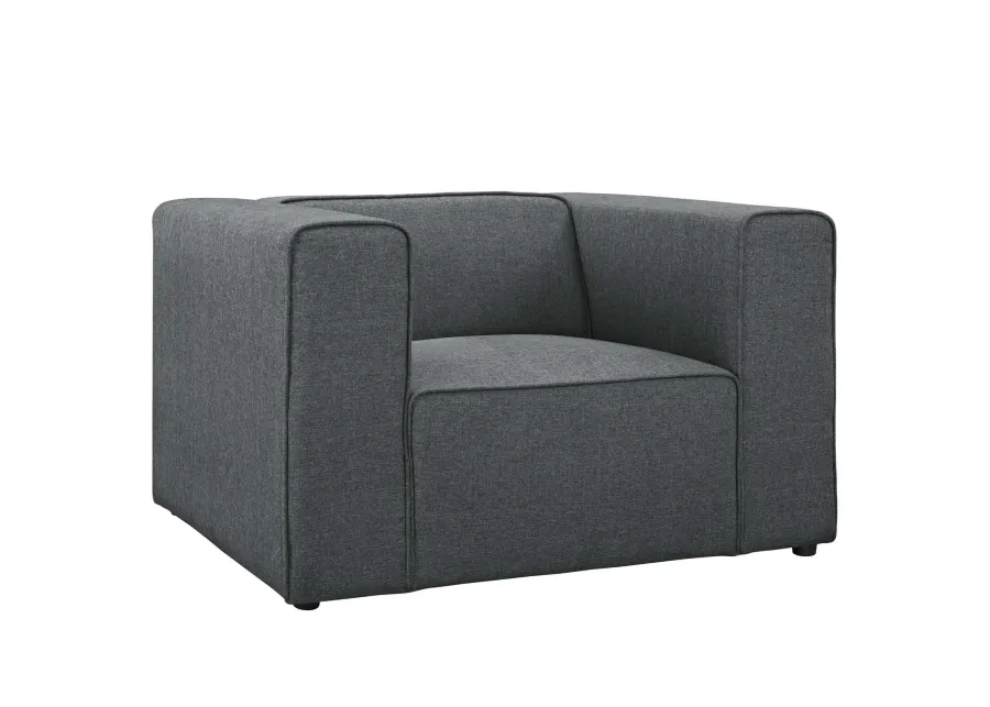 Mingle Upholstered Fabric Armchair