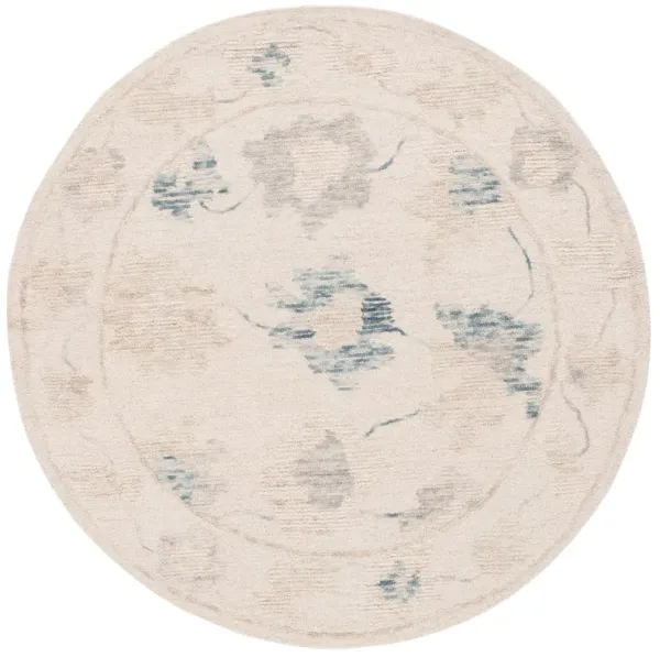 ABSTRACT Hand Tufted 6' x 6' Round area rug