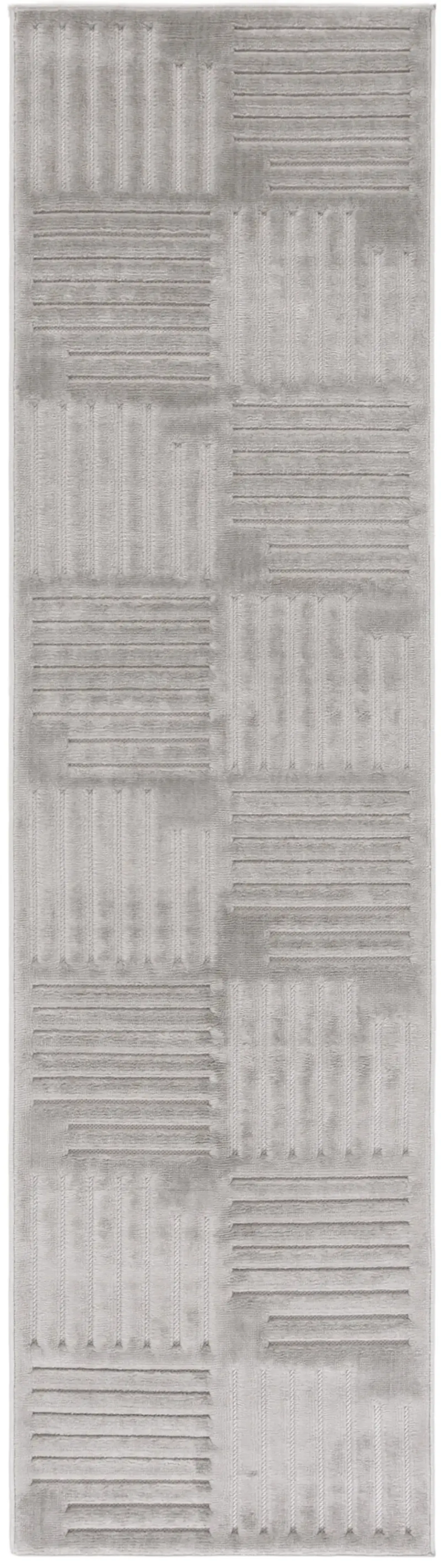 SELENA 678 GREY 2'-2' x 8' Runner Rug