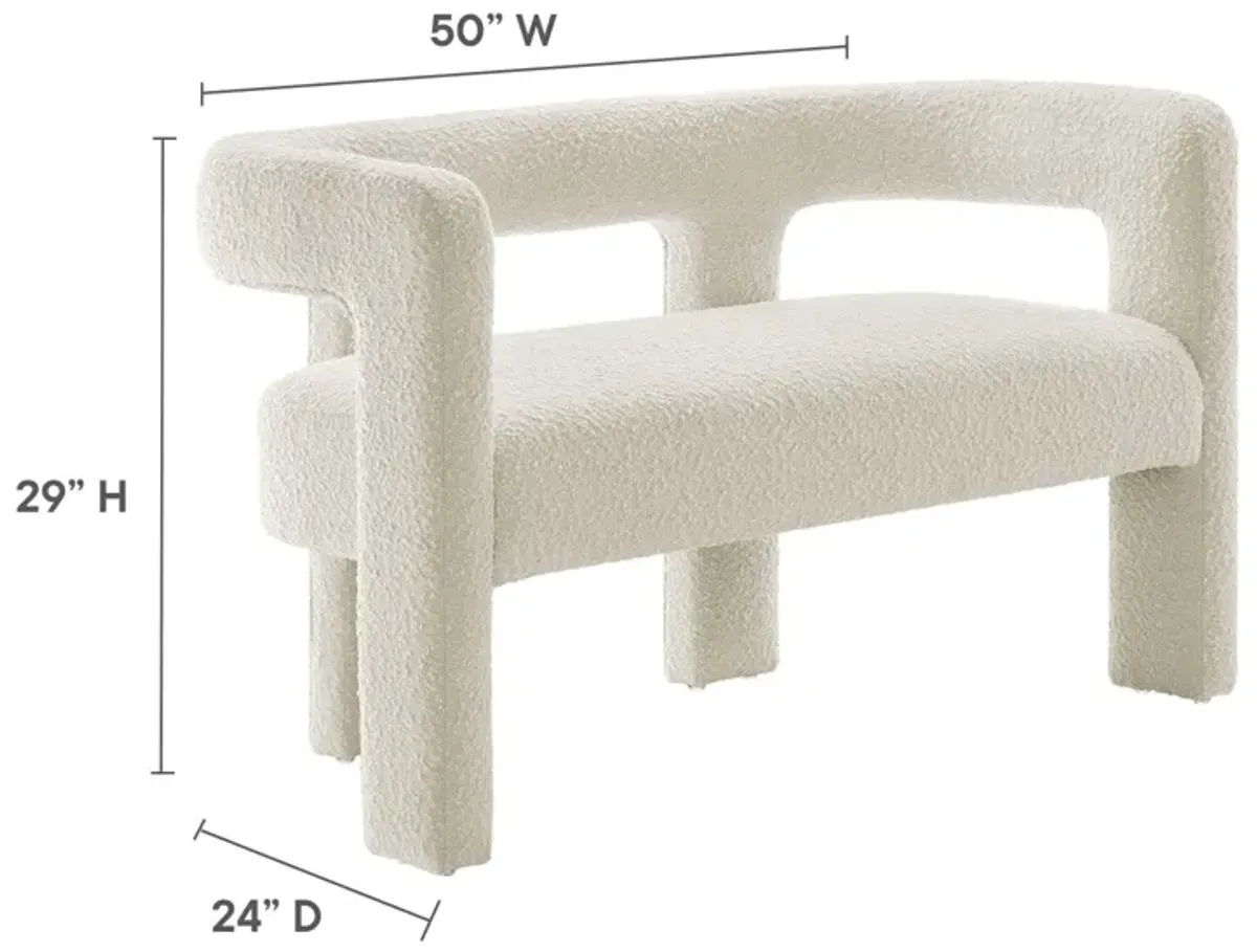 Kayla Boucle Upholstered Loveseat