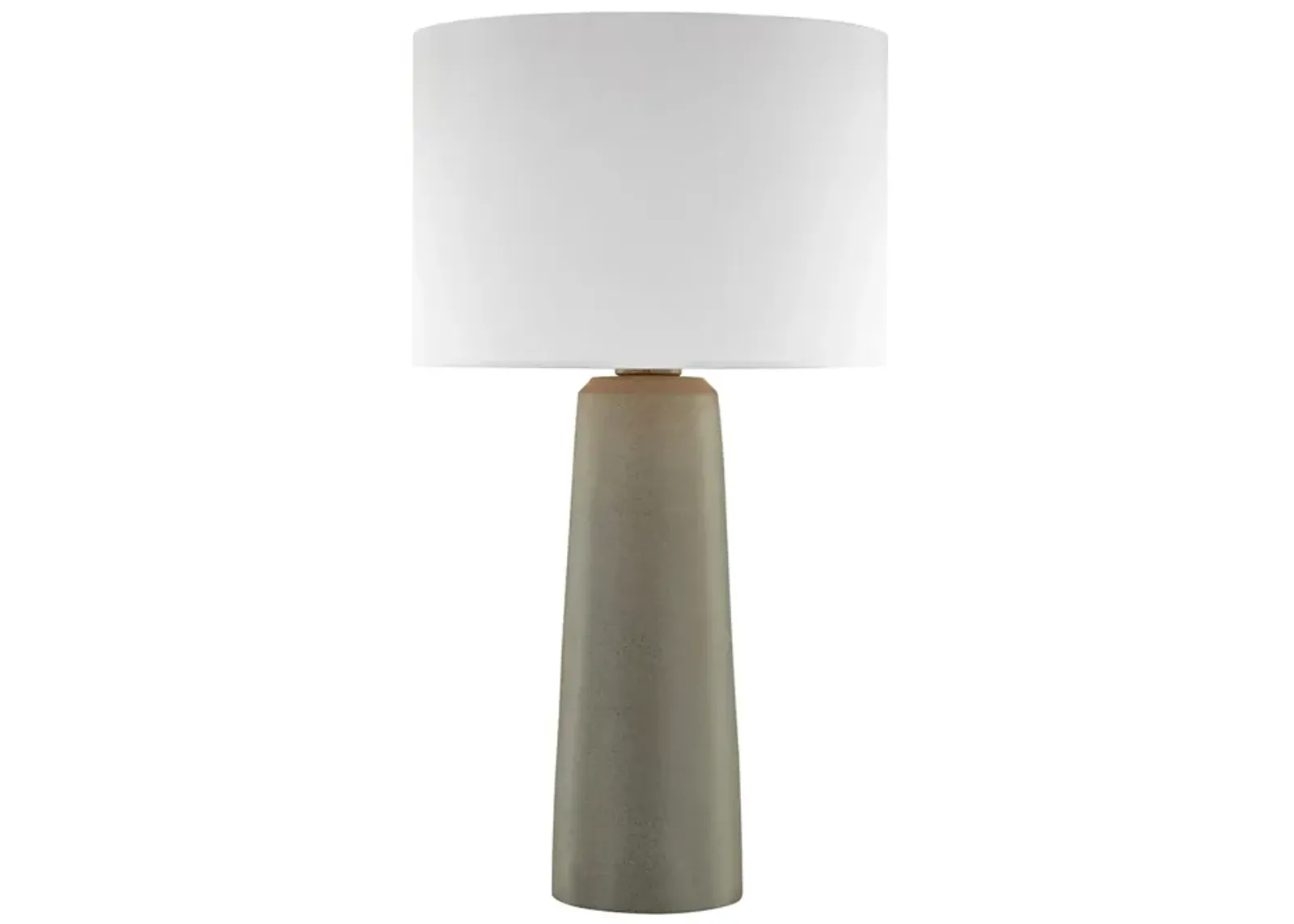 Eilat 27" High 1-Light Outdoor Table Lamp - Concrete