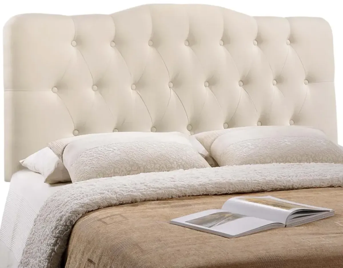 Annabel Full Upholstered Fabric Headboard