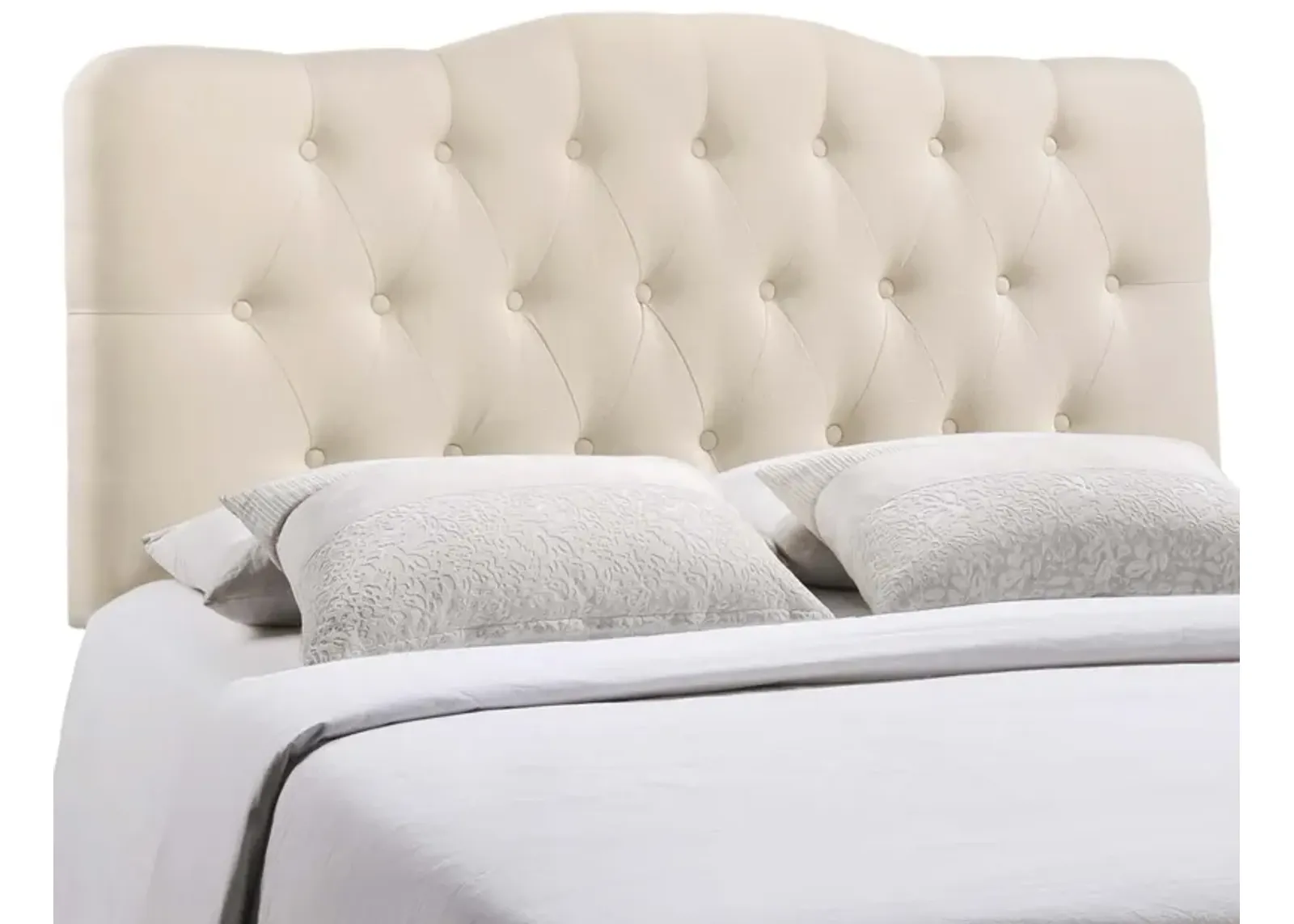 Annabel Full Upholstered Fabric Headboard