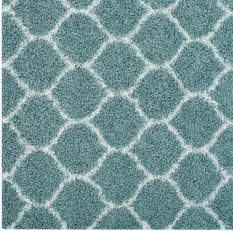 Solvea Moroccan Trellis 8x10 Shag Area Rug