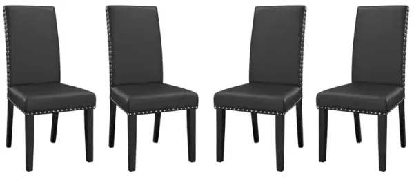 Parcel Dining Side Chair Vinyl Set of 4