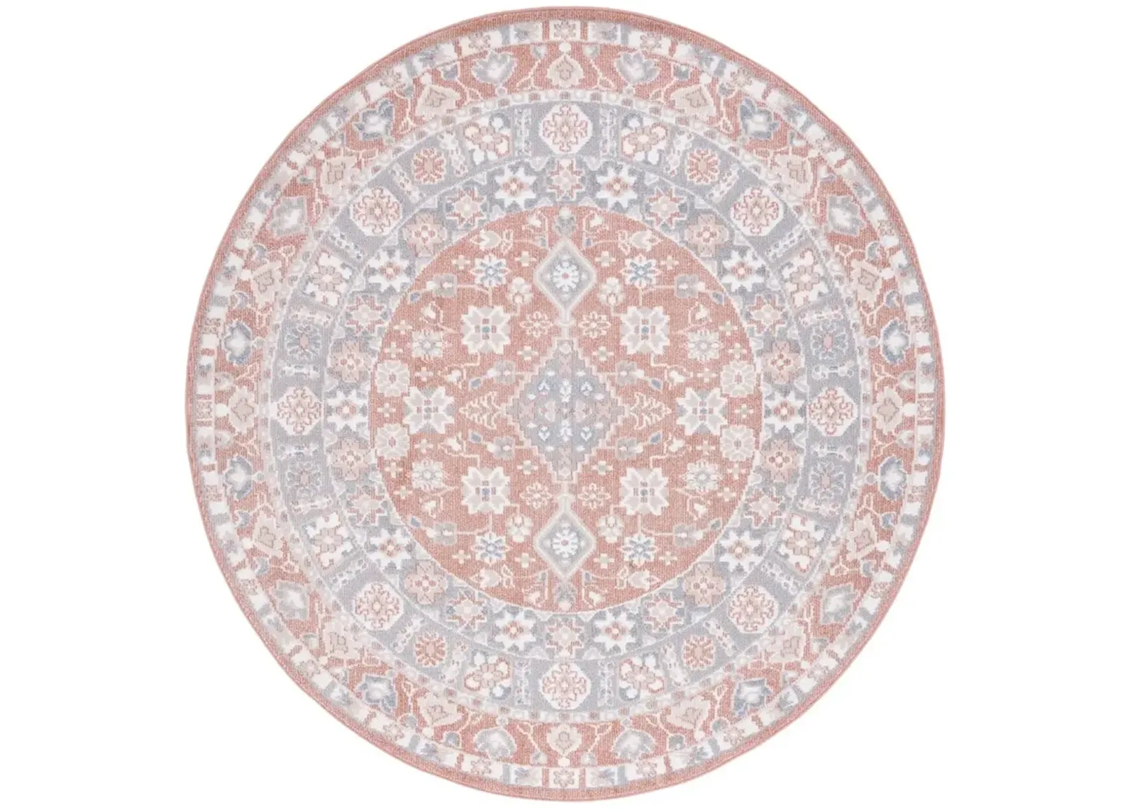 BLAIR WASHABLE 206 Multi 6'-7' X 6'-7' Round Round Rug