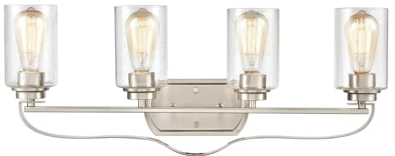 Market Square 28" Wide 4-Light Vanity Light - Brushed Nickel