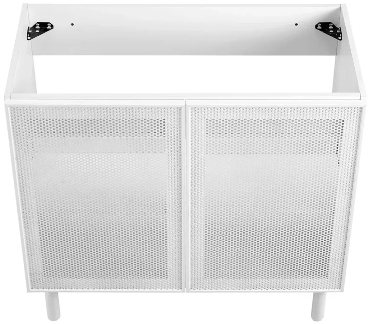 Calla 36" Perforated Metal Bathroom Vanity Cabinet (Sink Basin Not Included) by Modway