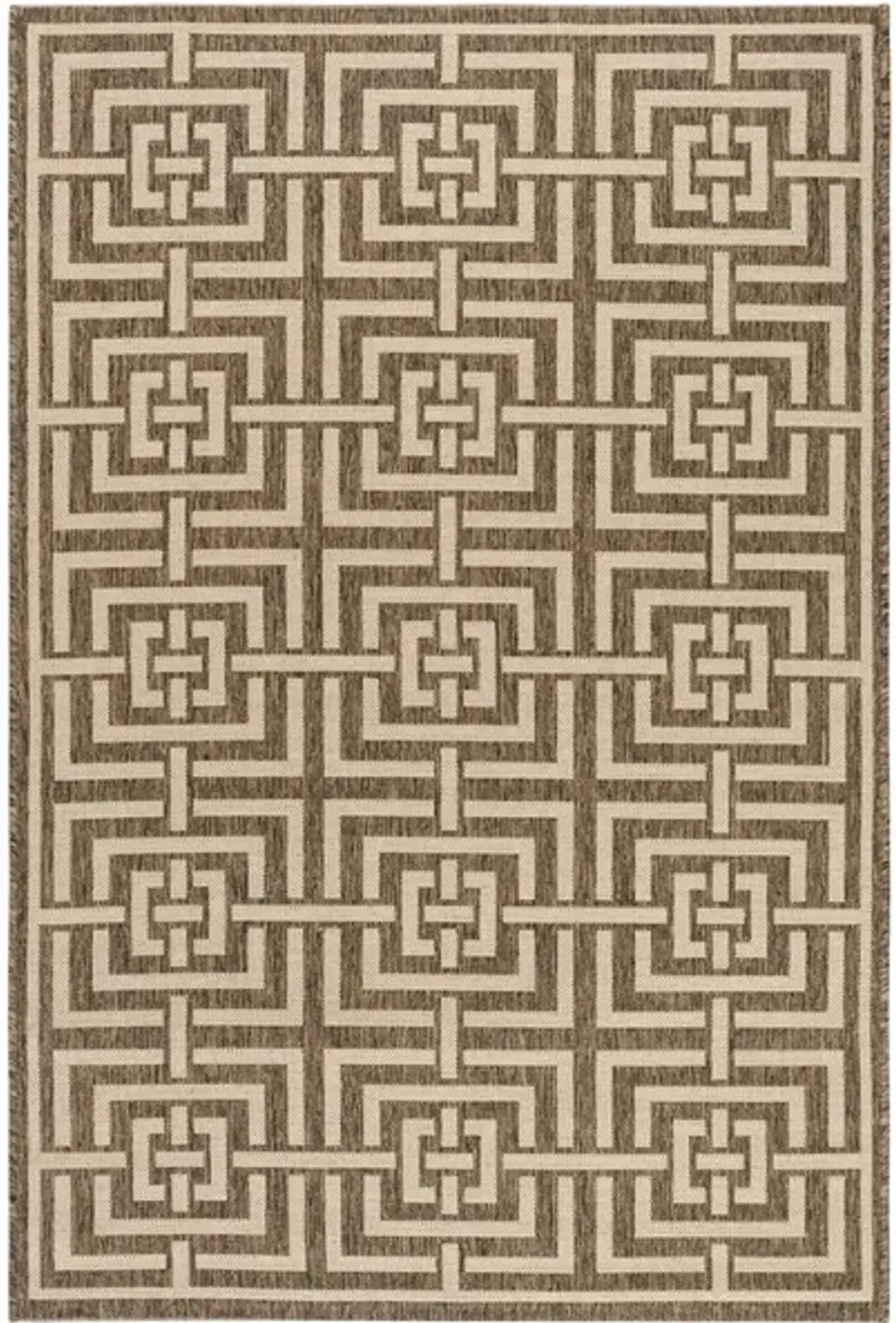 Safavieh BEACH HOUSE Collection BHS128D-4 Beige / Cream 4' X 6'