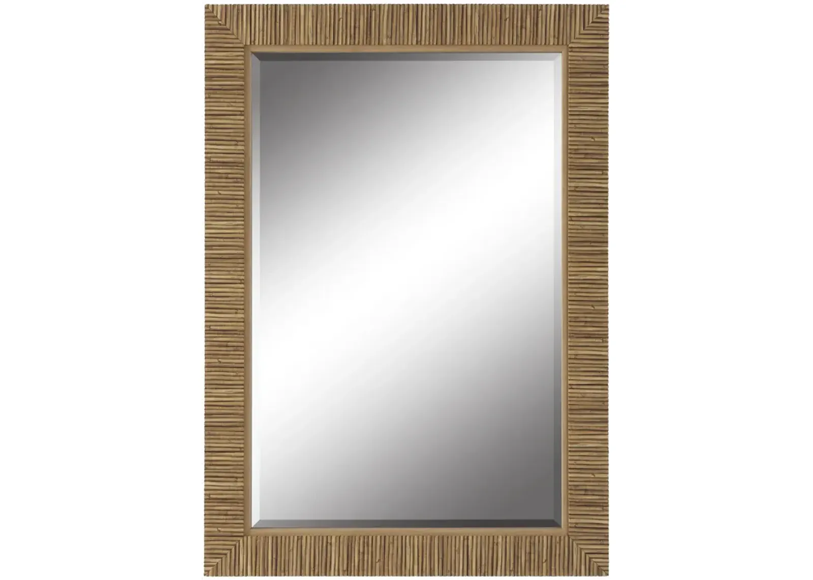 Deerston Rattan Wall Mirror