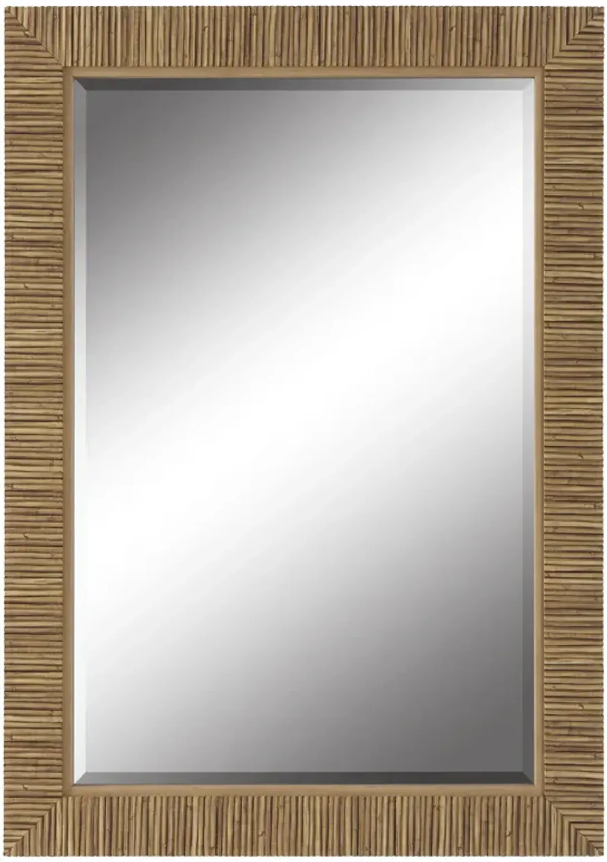 Deerston Rattan Wall Mirror