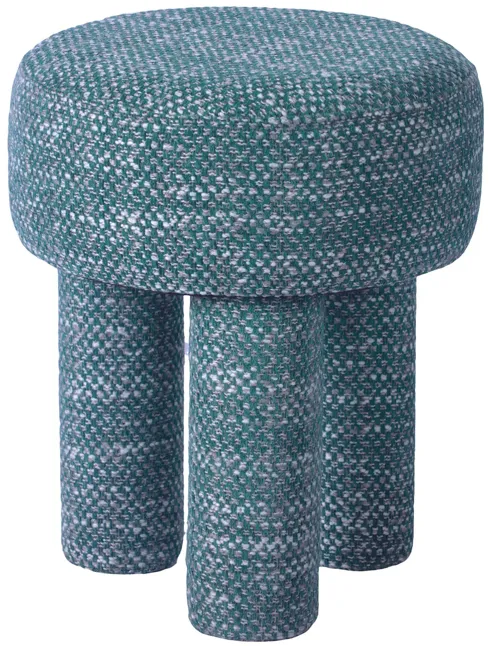 Claire Teal Knubby Stool