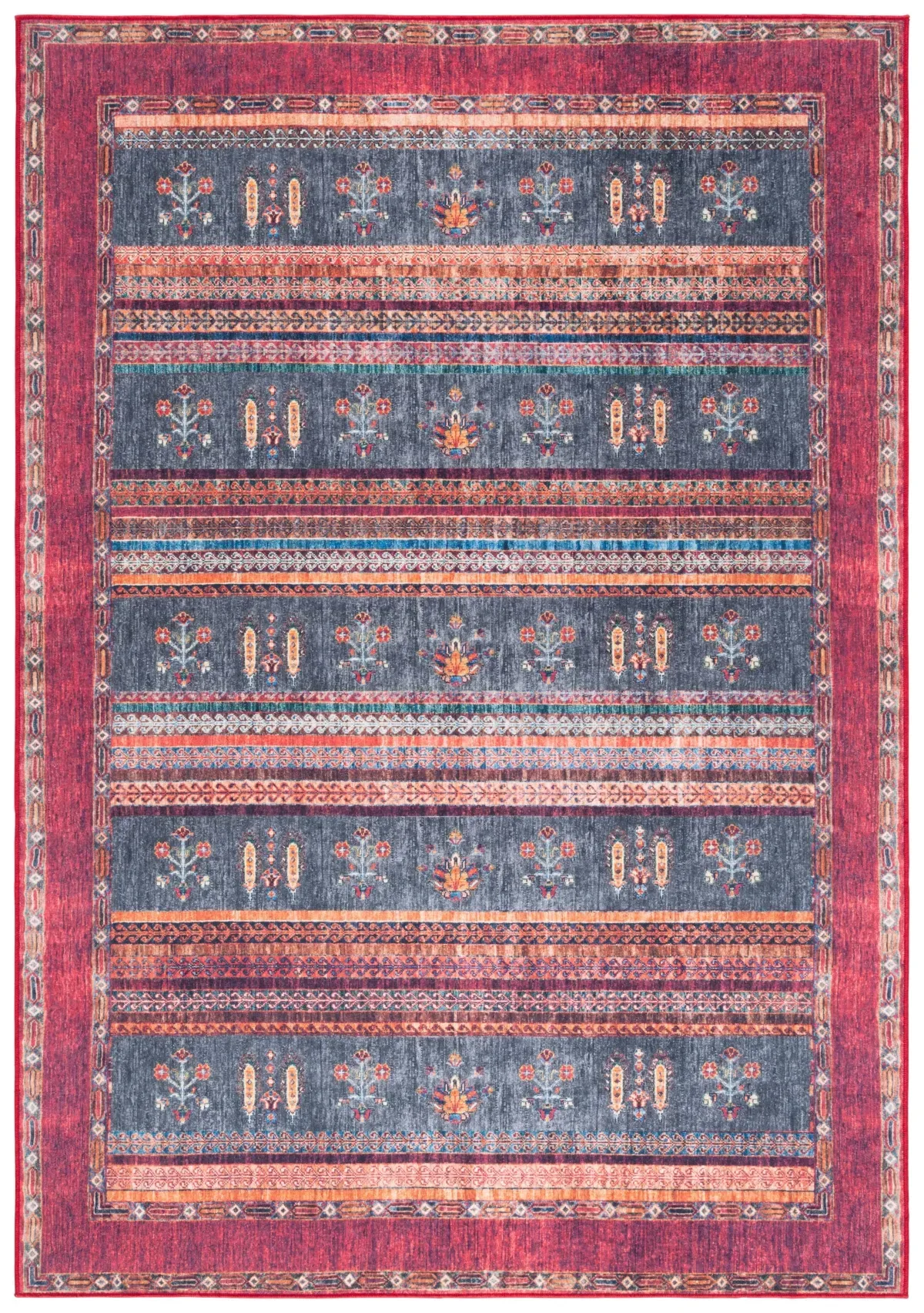 ORLANDO 750 RUST  8' x 10' Large Rectangle Rug