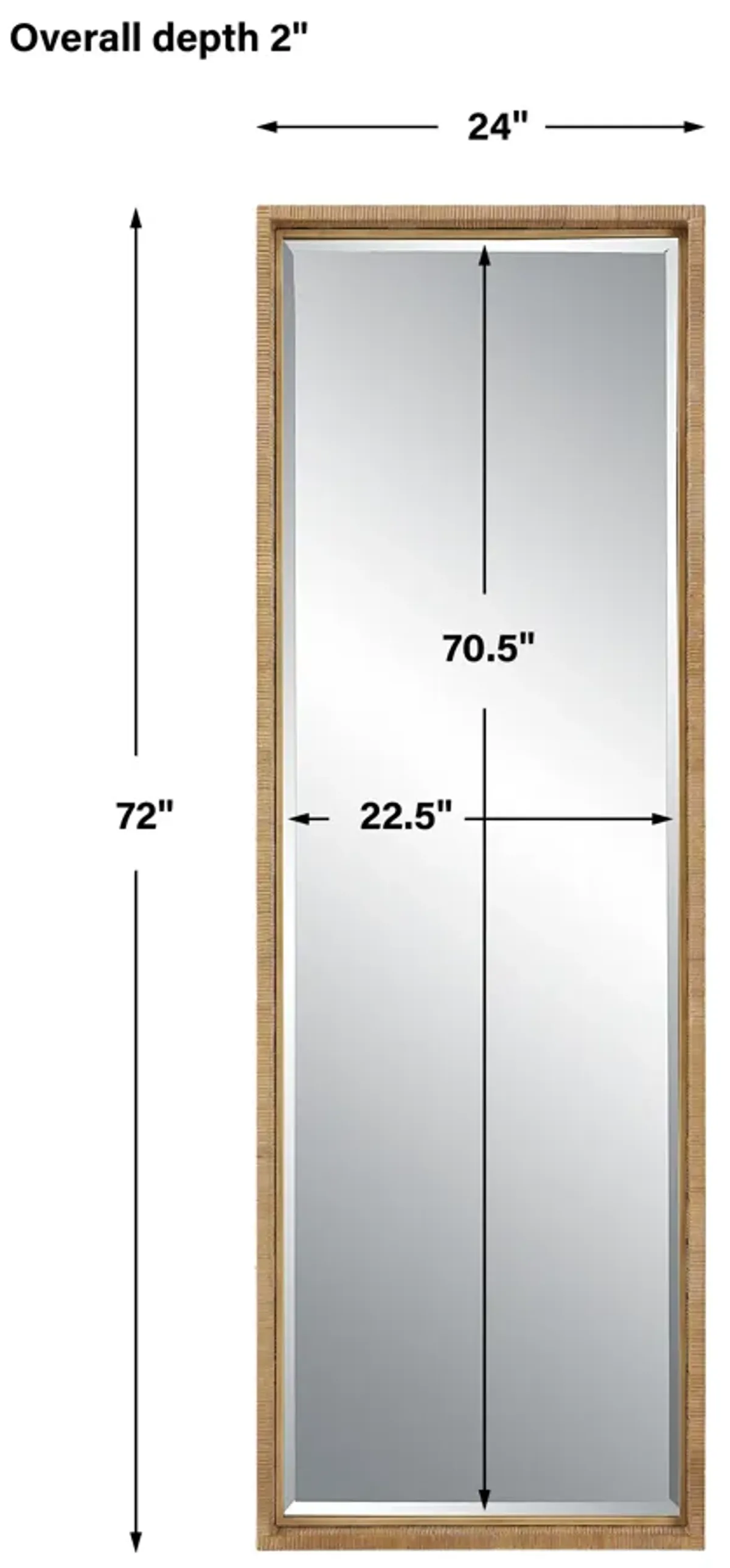 Paradise Rattan Mirror