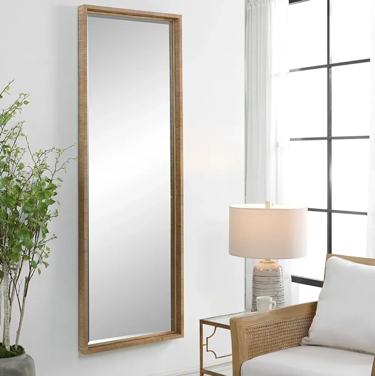 Paradise Rattan Mirror