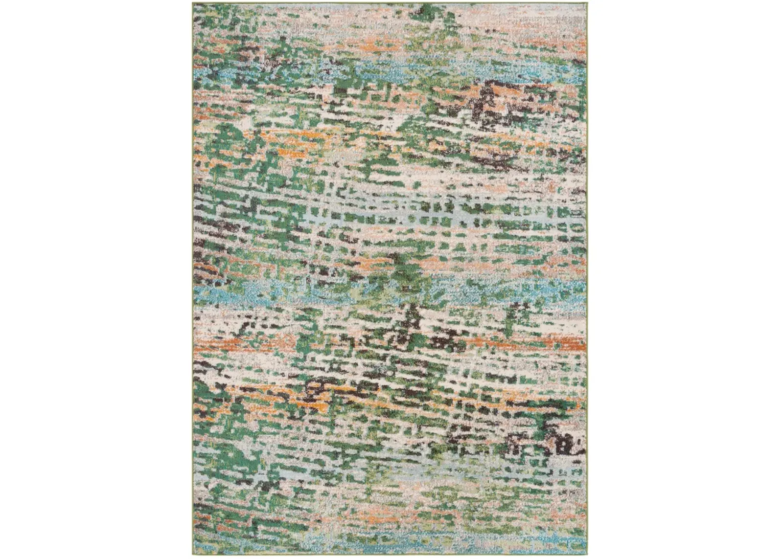 MADISON 454 GREEN  6' x 9' Medium Rectangle Rug