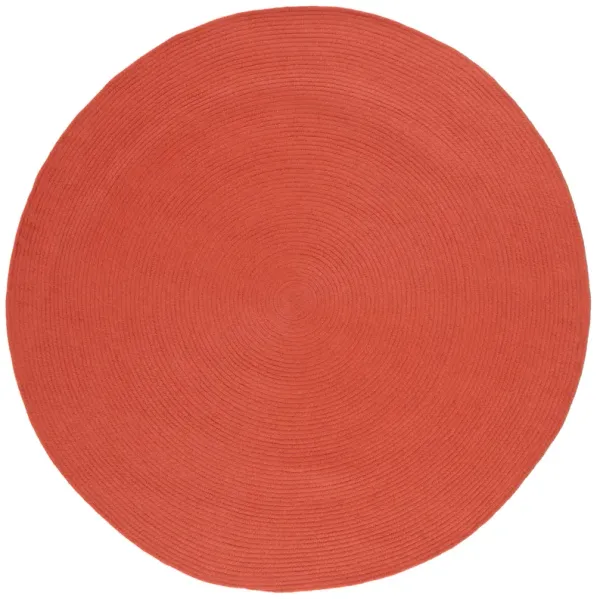 BRAIDED Hand Woven 7' x 7' Round area rug