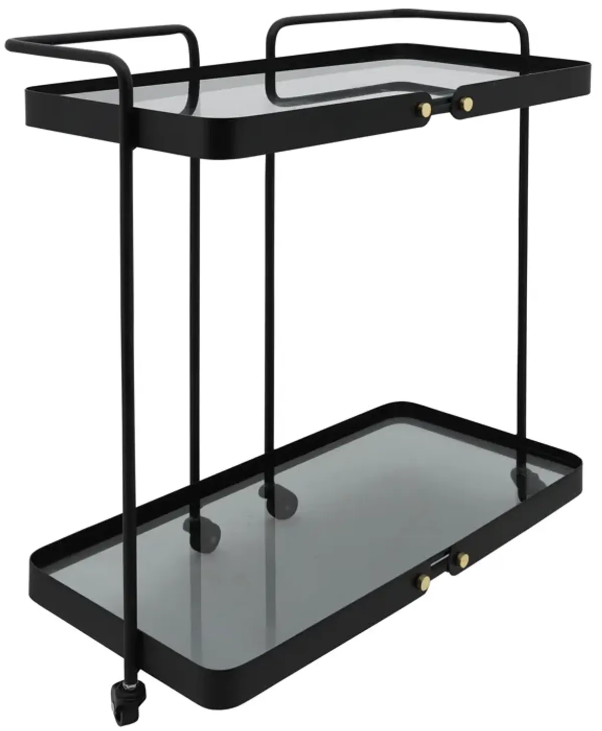 Smokey Glass Bar Cart 