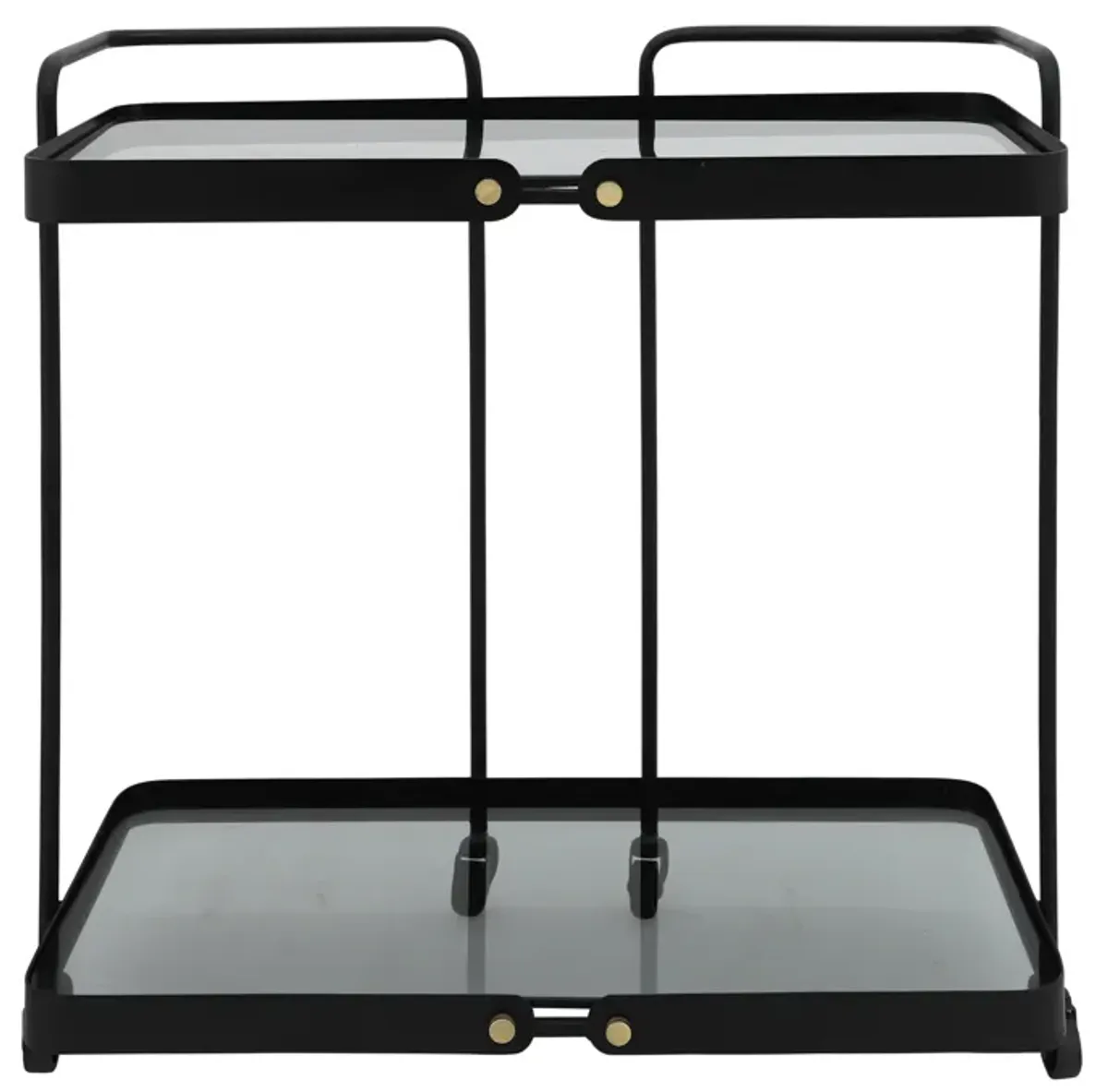 Smokey Glass Bar Cart 