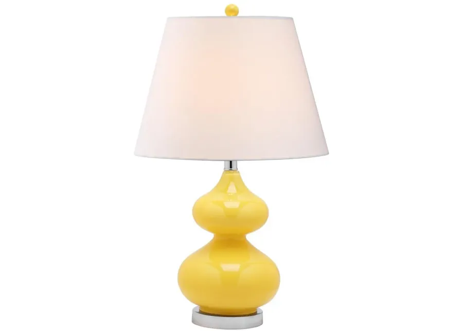 Eva 24-Inch H Double Gourd Glass Lamp