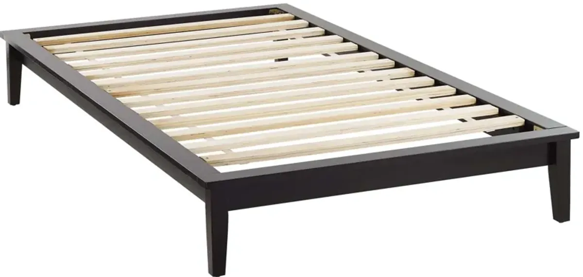 Lodge Twin Wood Platform Bed Frame