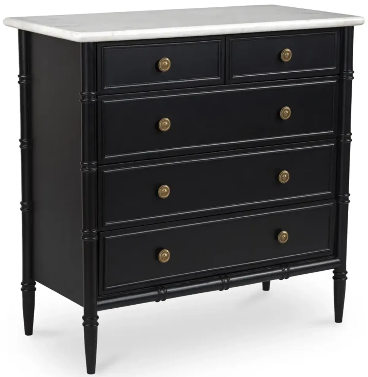 Eleanor 5 Drawer Chest Black