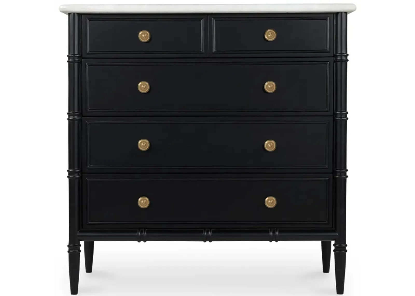 Eleanor 5 Drawer Chest Black