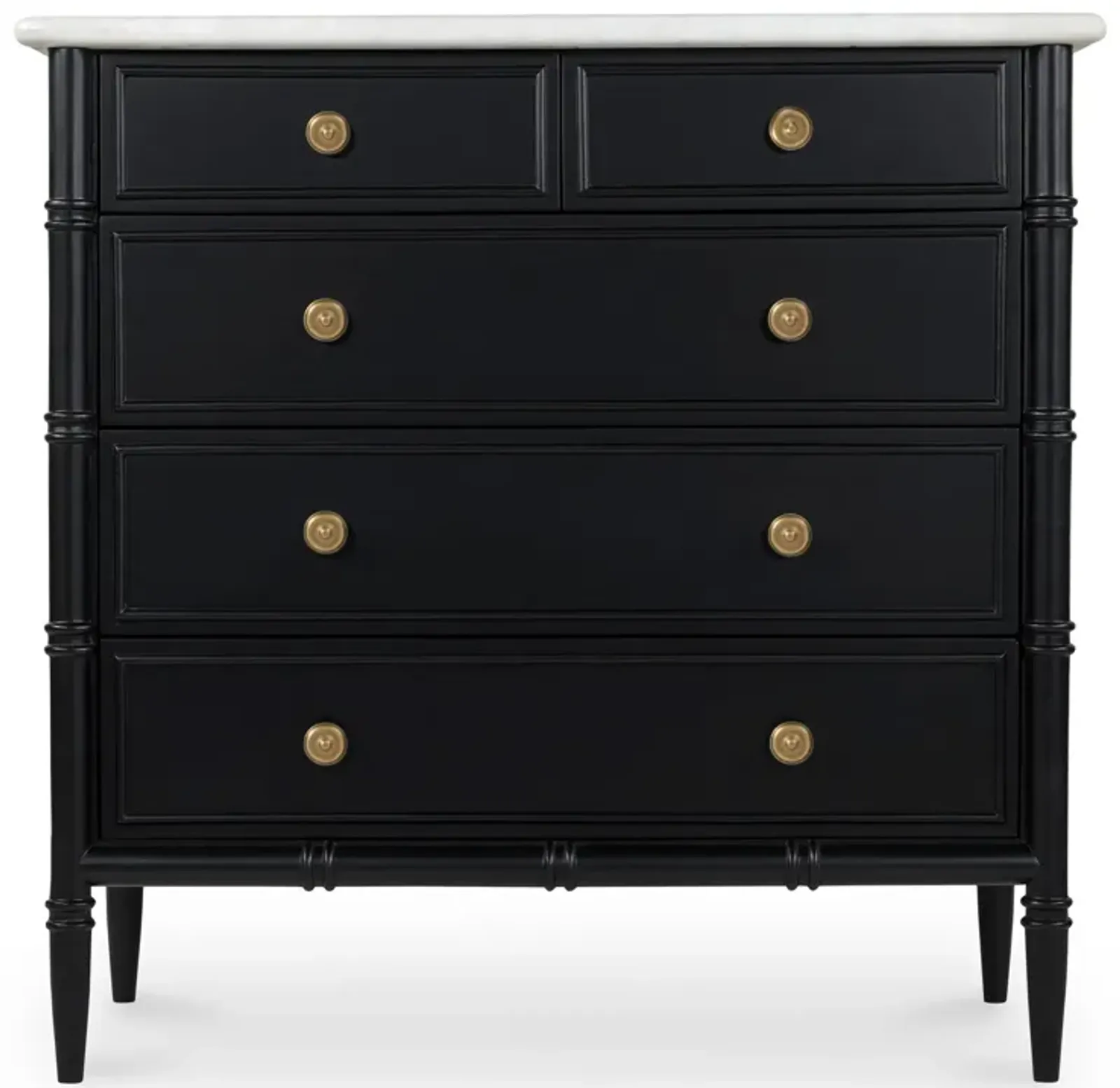 Eleanor 5 Drawer Chest Black