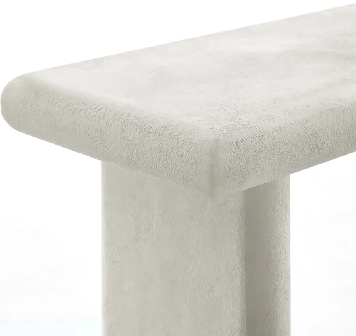 Relic Concrete Textured Console Table