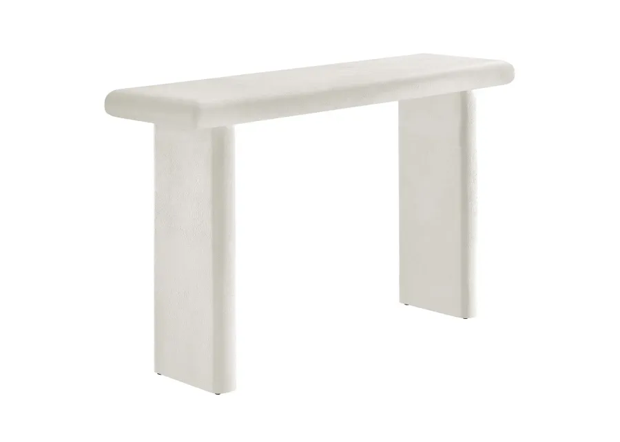 Relic Concrete Textured Console Table