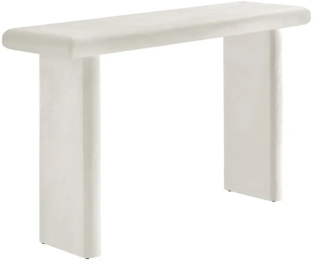 Relic Concrete Textured Console Table