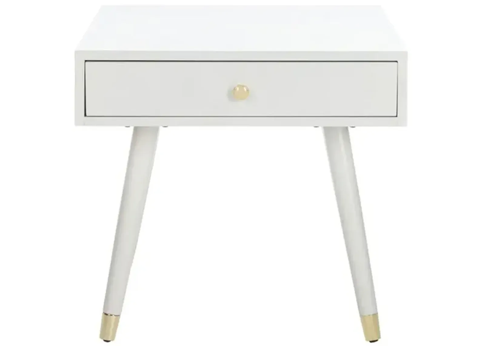 LEVINSON GOLD CAP END TABLE