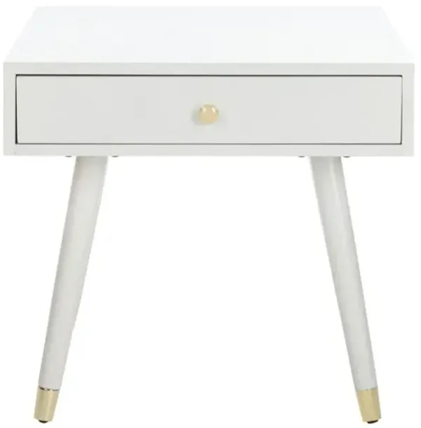 LEVINSON GOLD CAP END TABLE