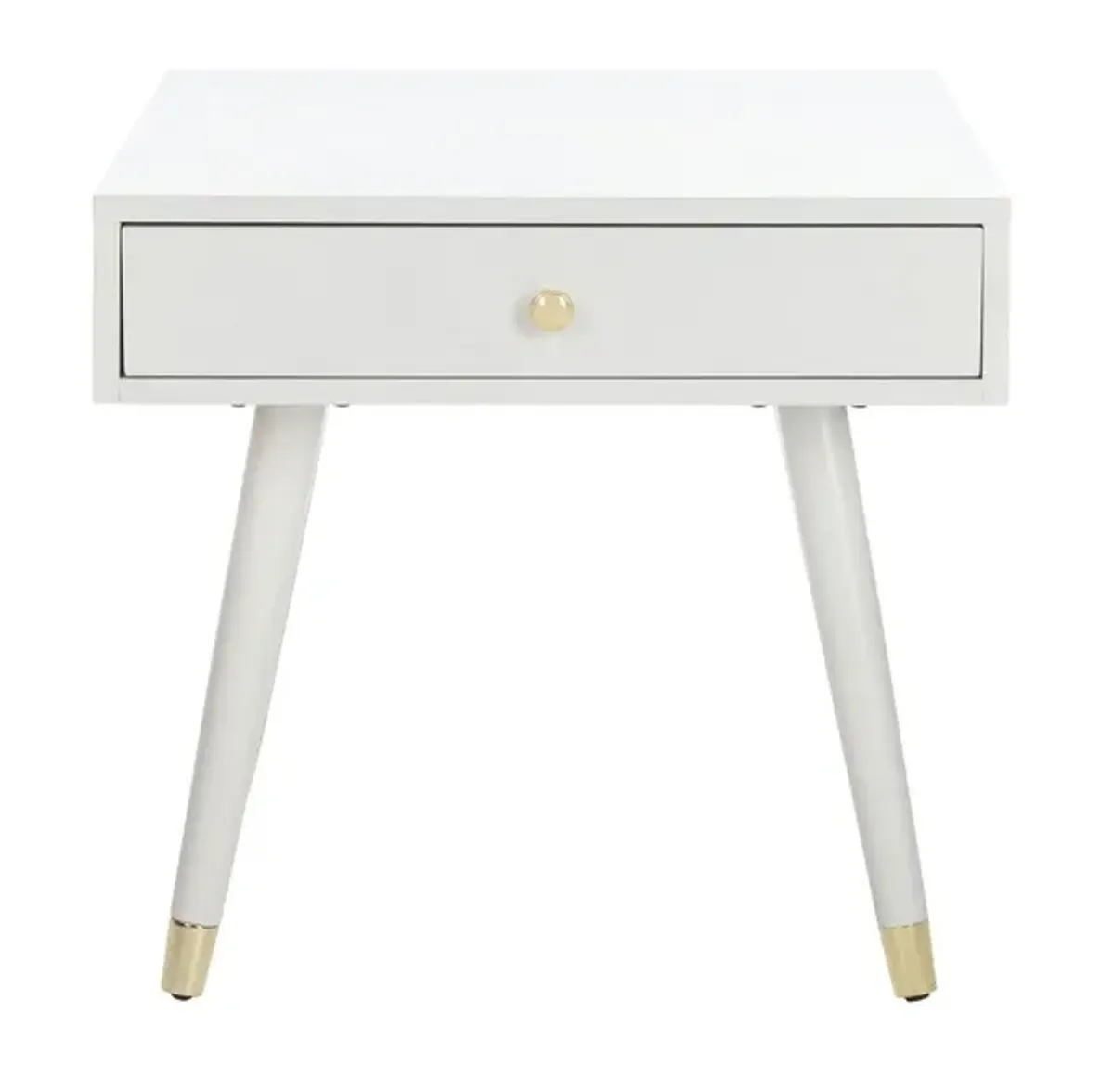 LEVINSON GOLD CAP END TABLE