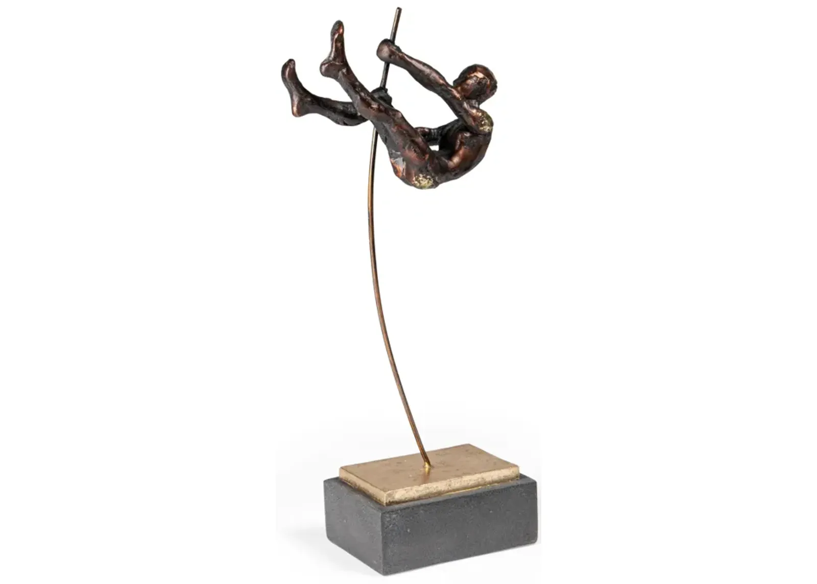 Flying Vaulter I Polystone Sculpture