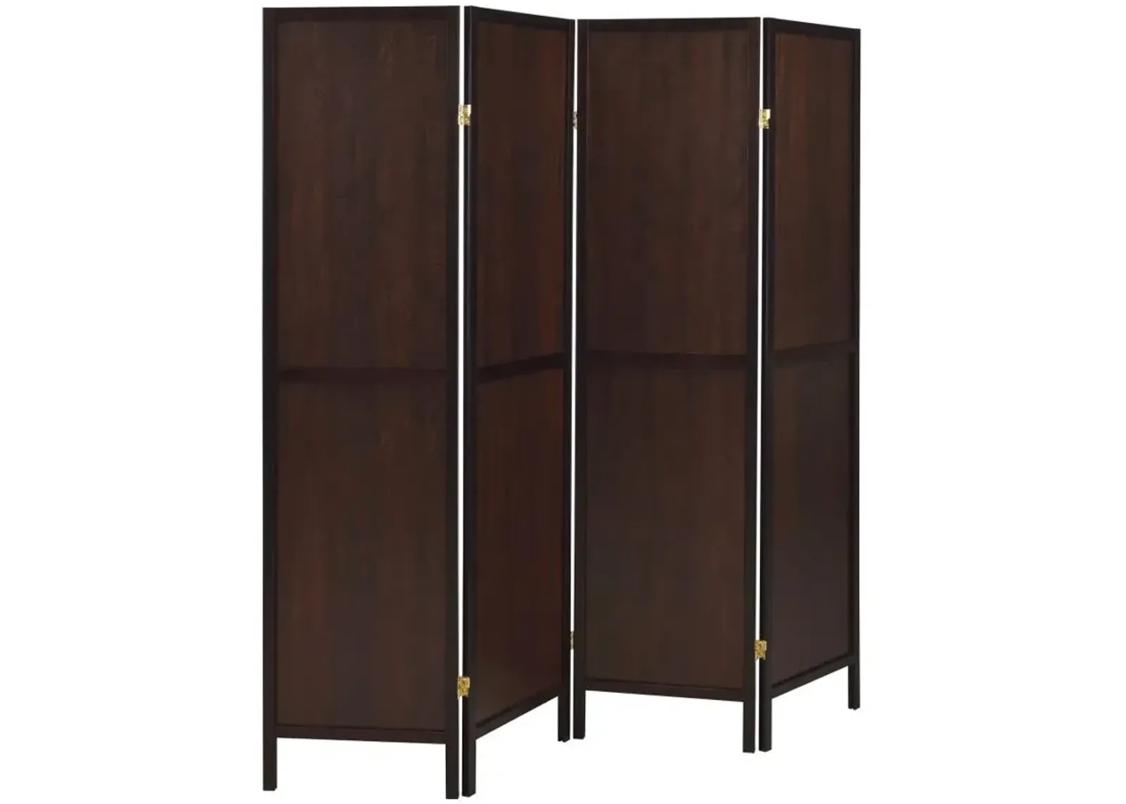 Deepika 4-panel Folding Screen Tobacco and Cappuccino