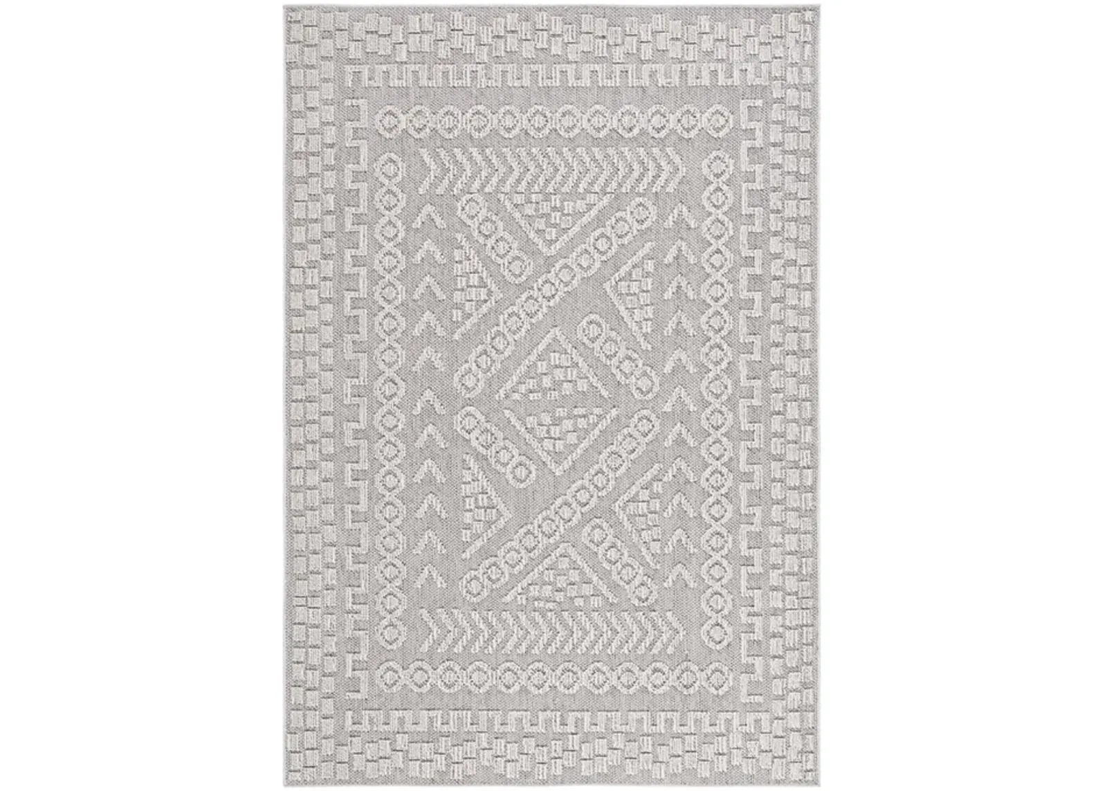 GLOBAL 202 Grey  5'-3' X 7'-6' Medium Rectangle Rug