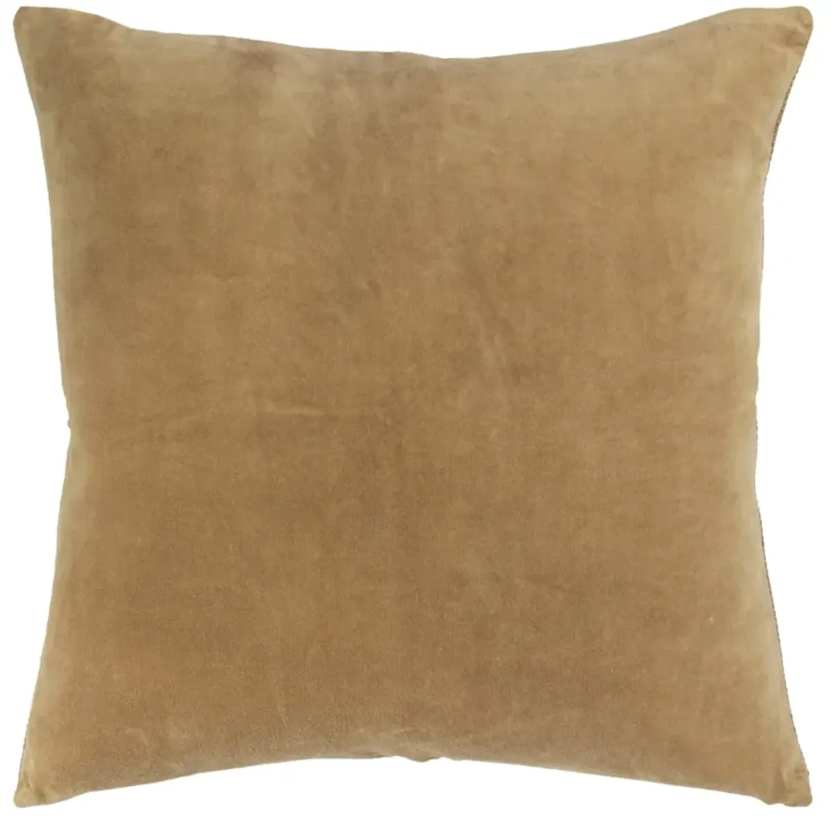 Solid Dark Yellow Pillow