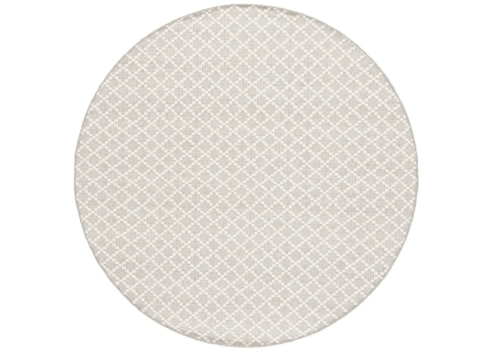 VERMONT 908 GREY  6' x 6' Round Round Rug