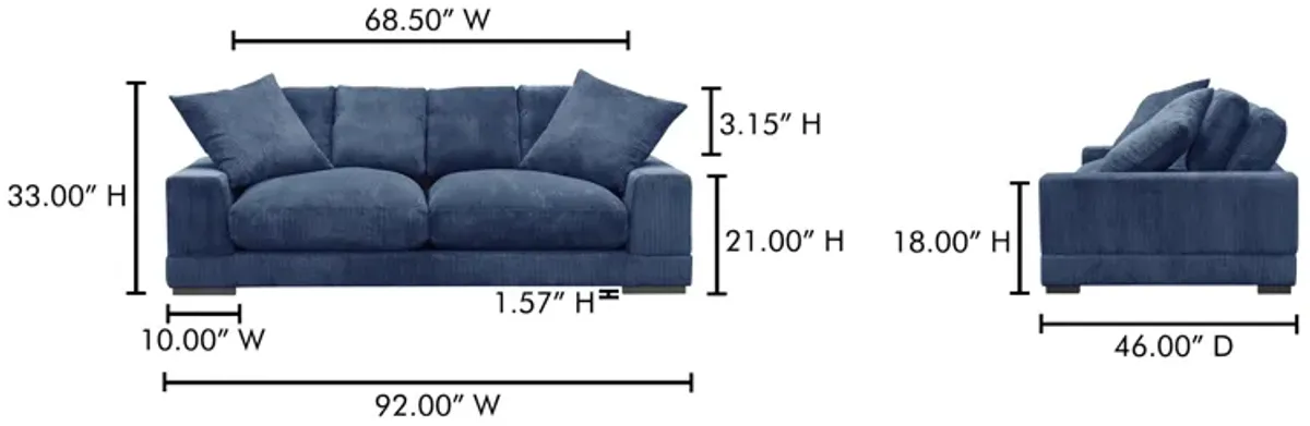 PLUNGE SOFA NAVY