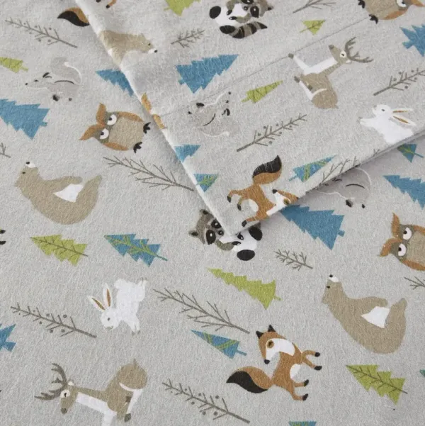Cozy Flannel Printed Sheet Set