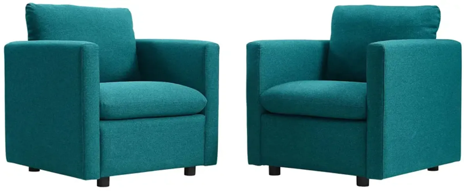 Activate Upholstered Fabric Armchair Set of 2