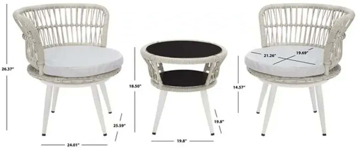 KYOMI 3PC Seating SET