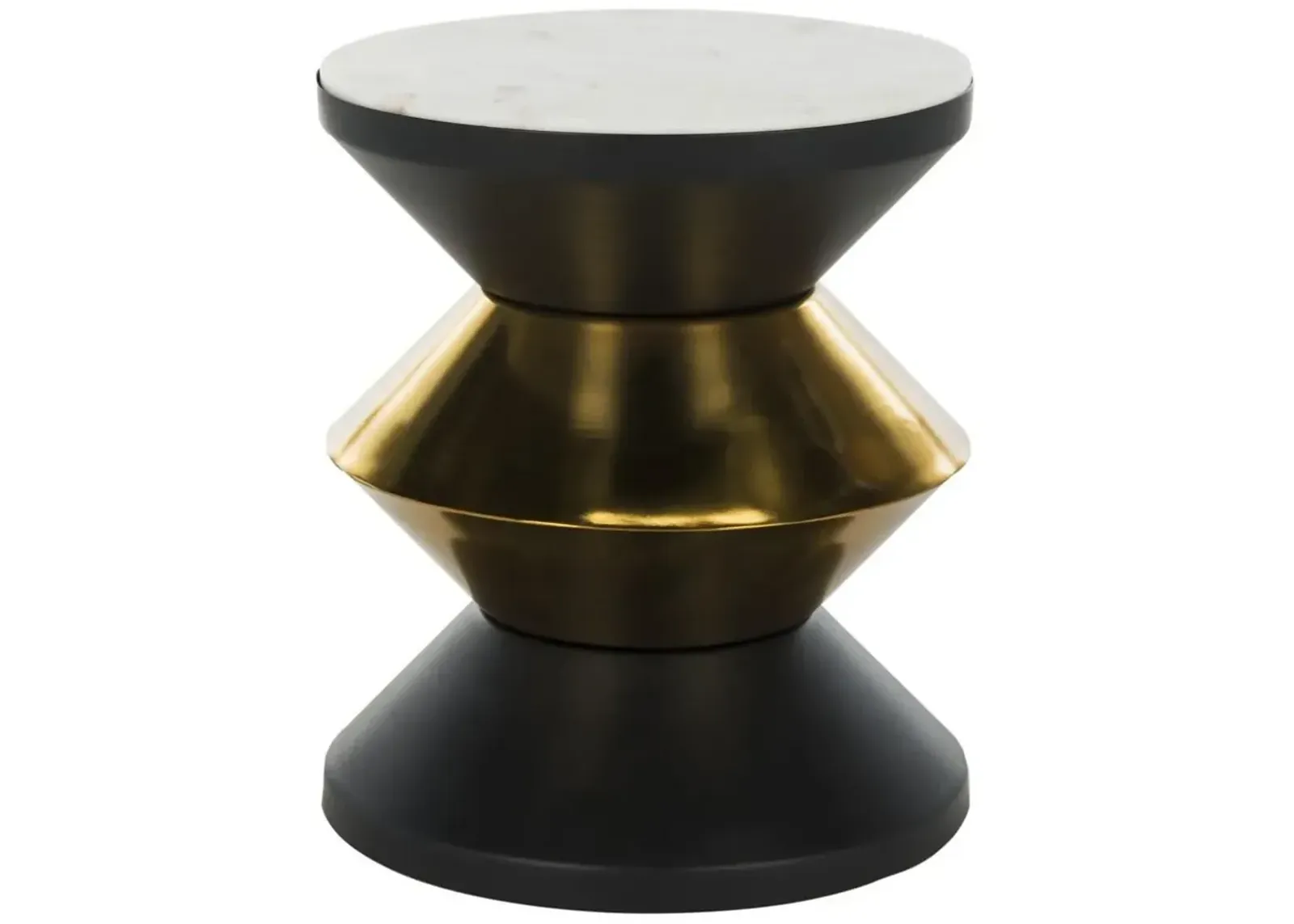 AZIZI STONE TOP SIDE TABLE