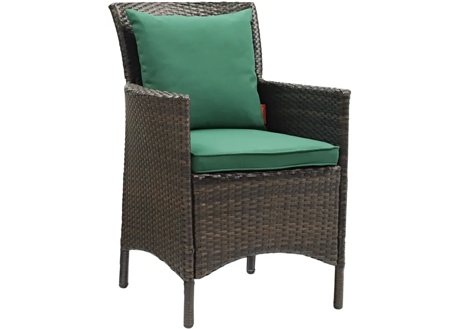 Conduit Outdoor Patio Wicker Rattan Dining Armchair