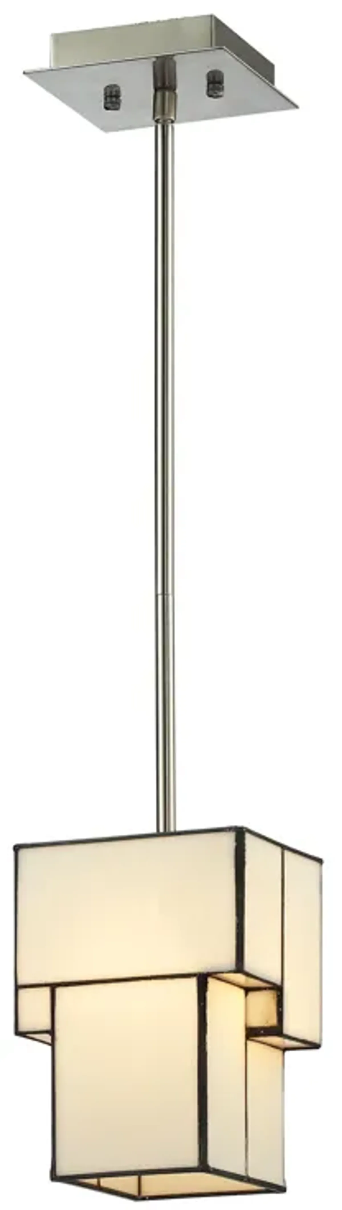 Cubist 6" Wide 1-Light Mini Pendant - Brushed Nickel